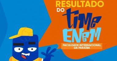 Confira o resultado do Time Enem FPB 2017.2