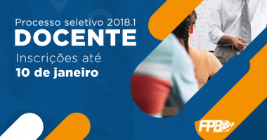 FPB Processo Seletivo de Docentes 2018