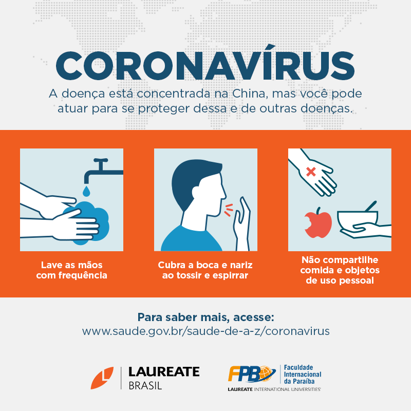Mantenha-se protegido contra o  coronavírus 